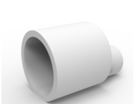 22mm NEONA Caurules Silikona Profila Noslēggals (Ar Caurumu)